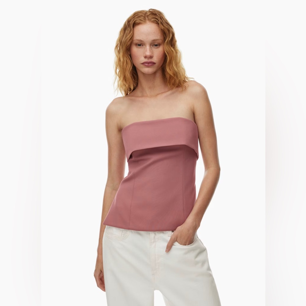 NWT Aritzia Babaton Element Tube Top in Red Willow